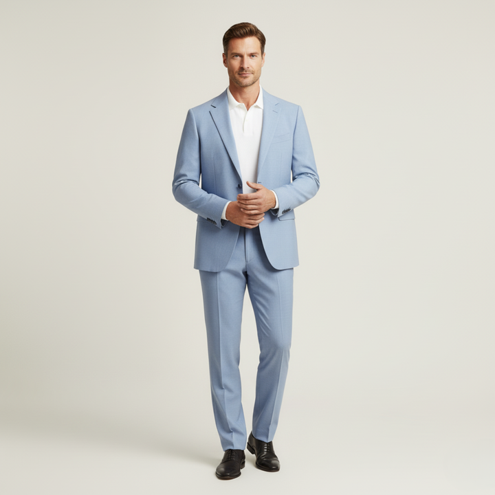 Michael Sydney men's summer set, front view
