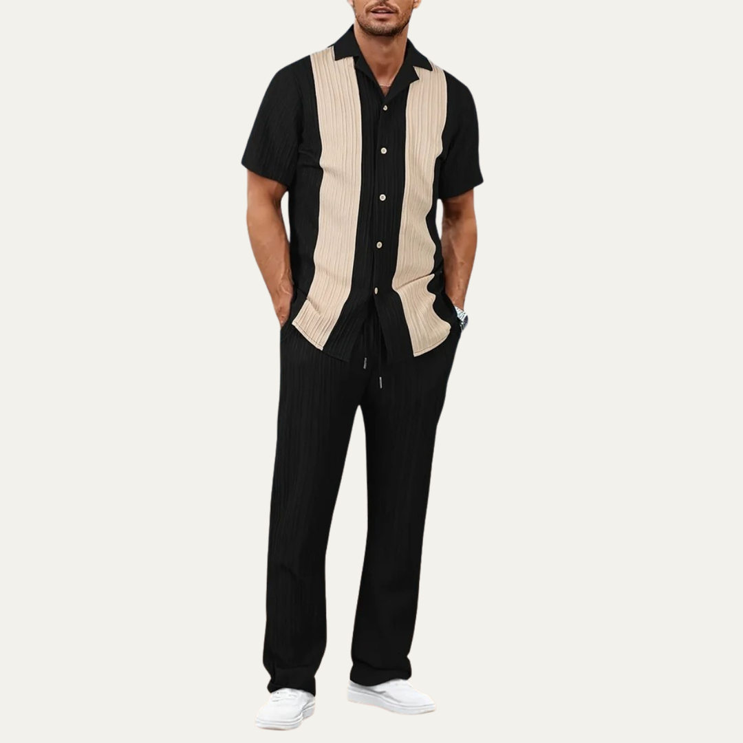 Michael Sydney men's summer set, front view