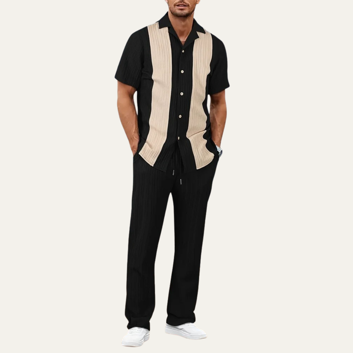 Michael Sydney men's summer set, front view