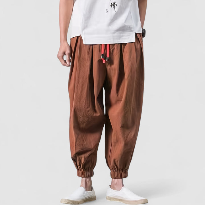 Michael Sydney men's Loose-fit pants, front view