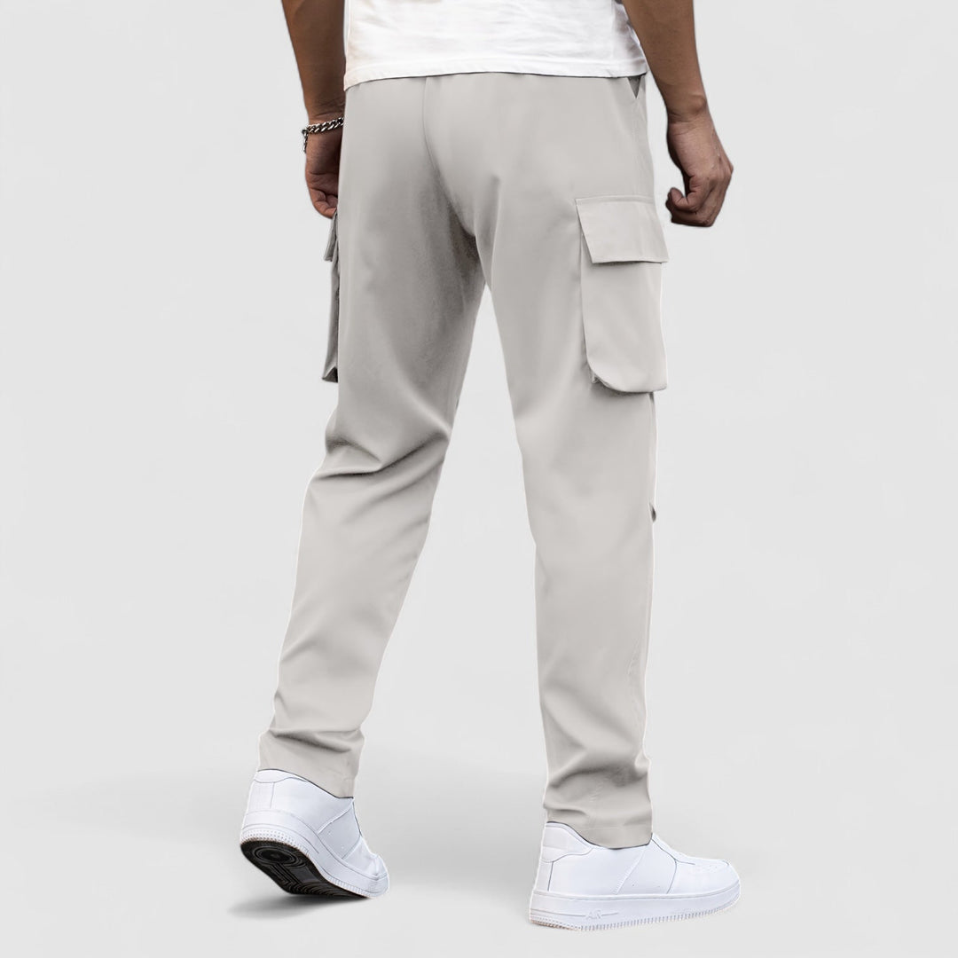 Michael Sydney men's waterproof stretch cargo pants, front view