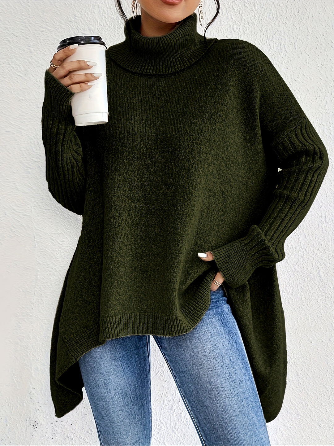 Shelley™ | Asymmetric Drape Jumper