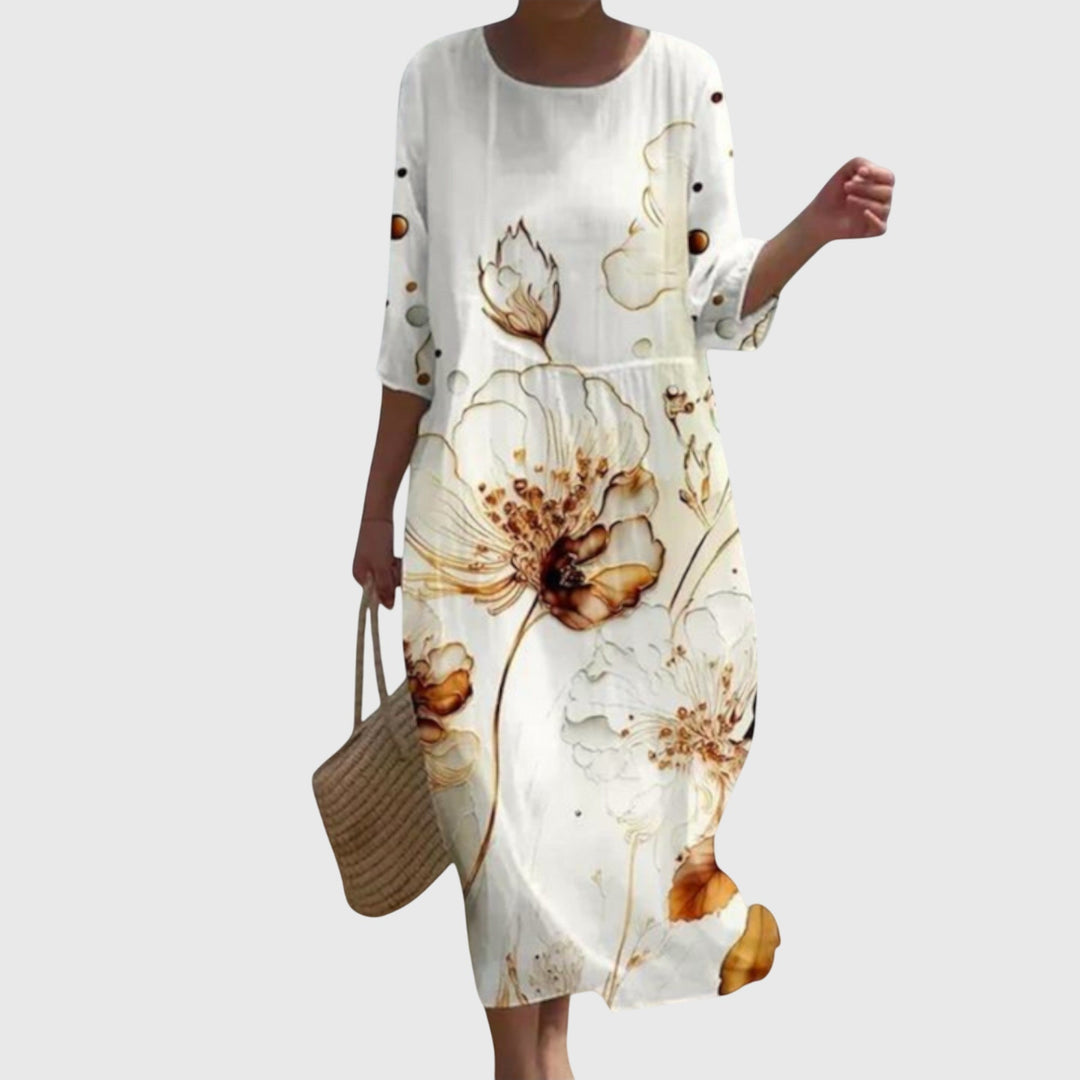 Rebecca™ | Flowing Floral Maxi Dress