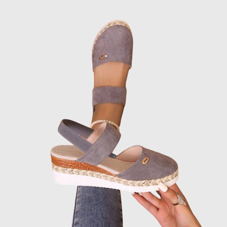 Rosalie™ | Closed Toe Wedge Espadrilles