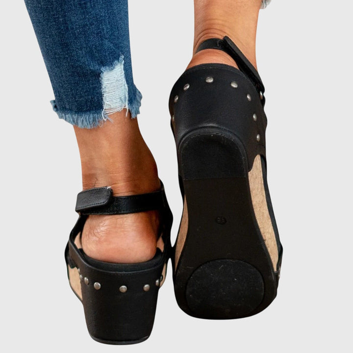 Jasmine™ | Cork Wedge Sandals