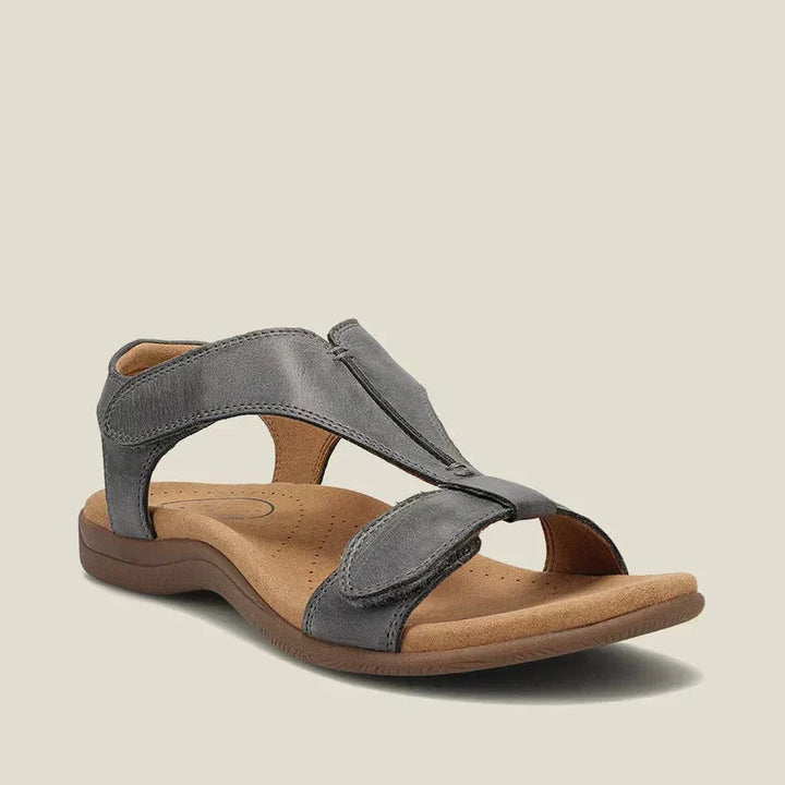 Noelene Contoured Footbed Sandals in Grey