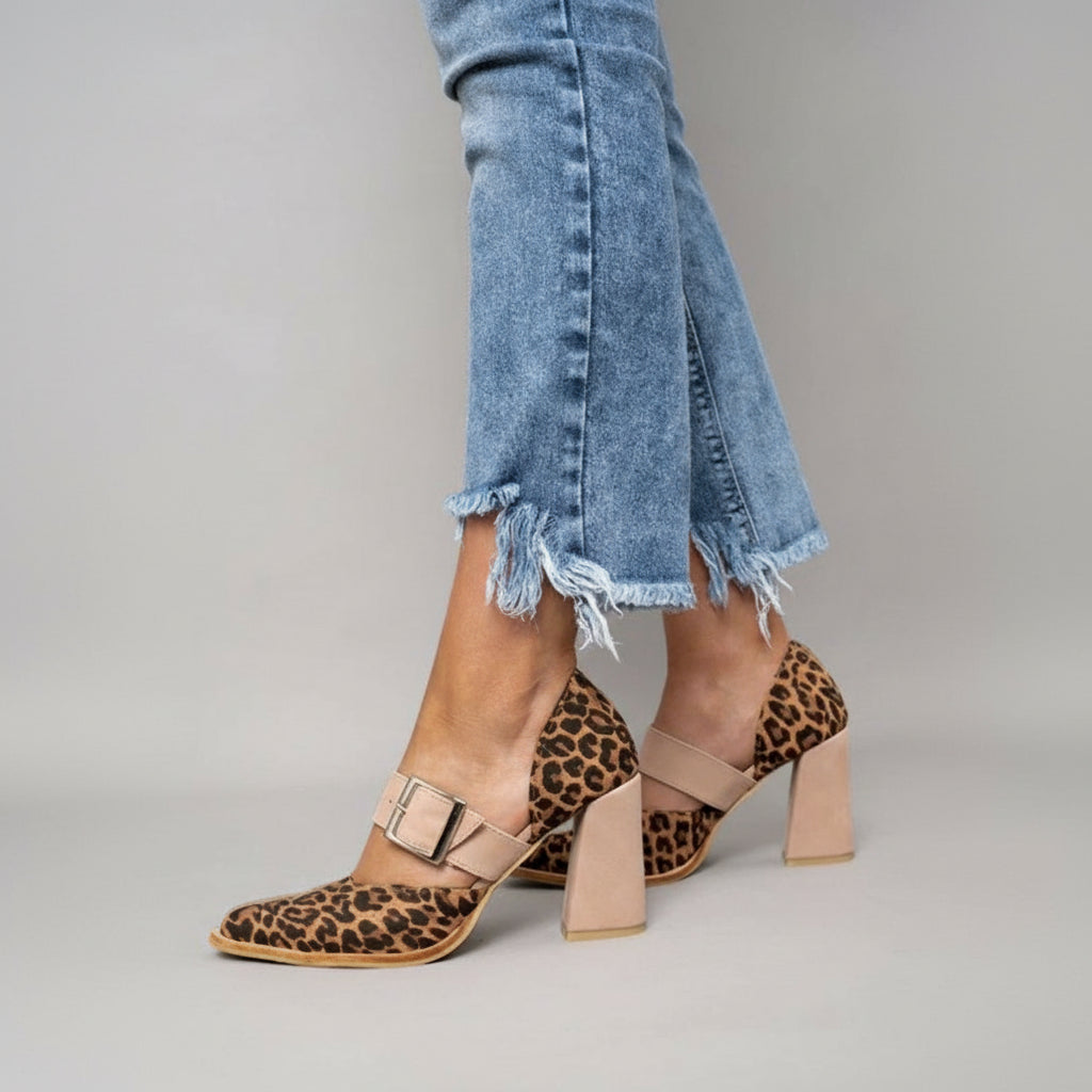 Kelly™ | Leopard Pointed Heels