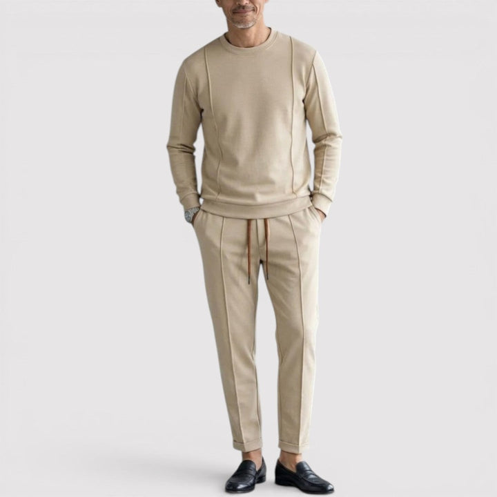Michael Sydney men's sweatshirt and trackpants set, front view