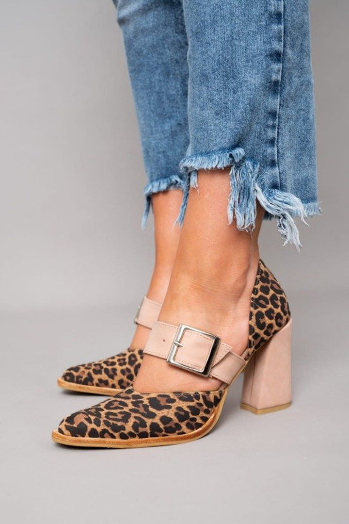 Kathleen™ | Leopard-Print Pointed Heels