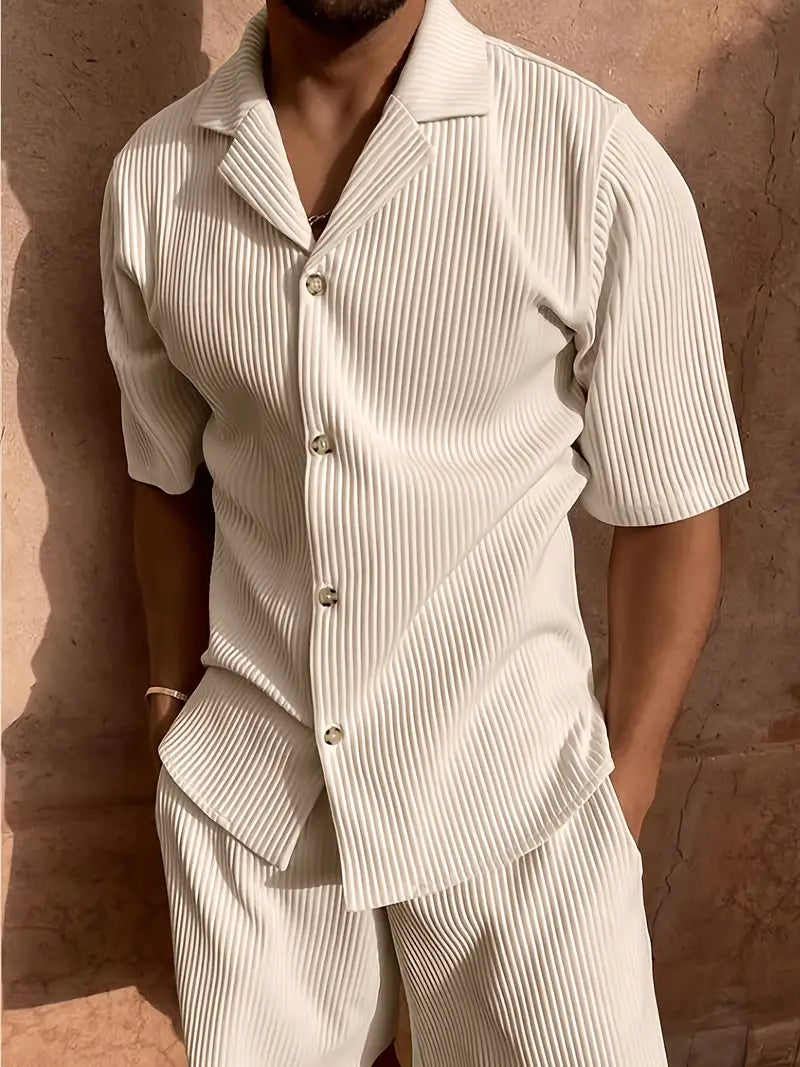 Michael Sydney men's summer set, front view