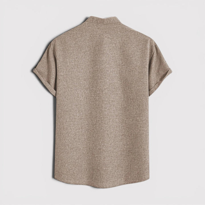 Michael Sydney men's lightweight collared shirt, front view