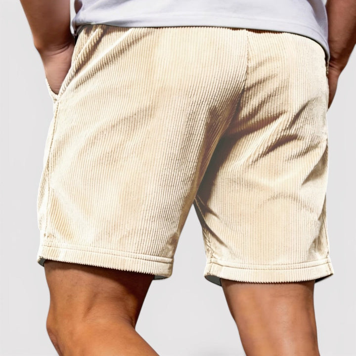 Michael Sydney men's ribbed shorts, front view