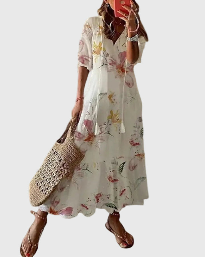 Heather™ | Vintage Boho Maxi Dress