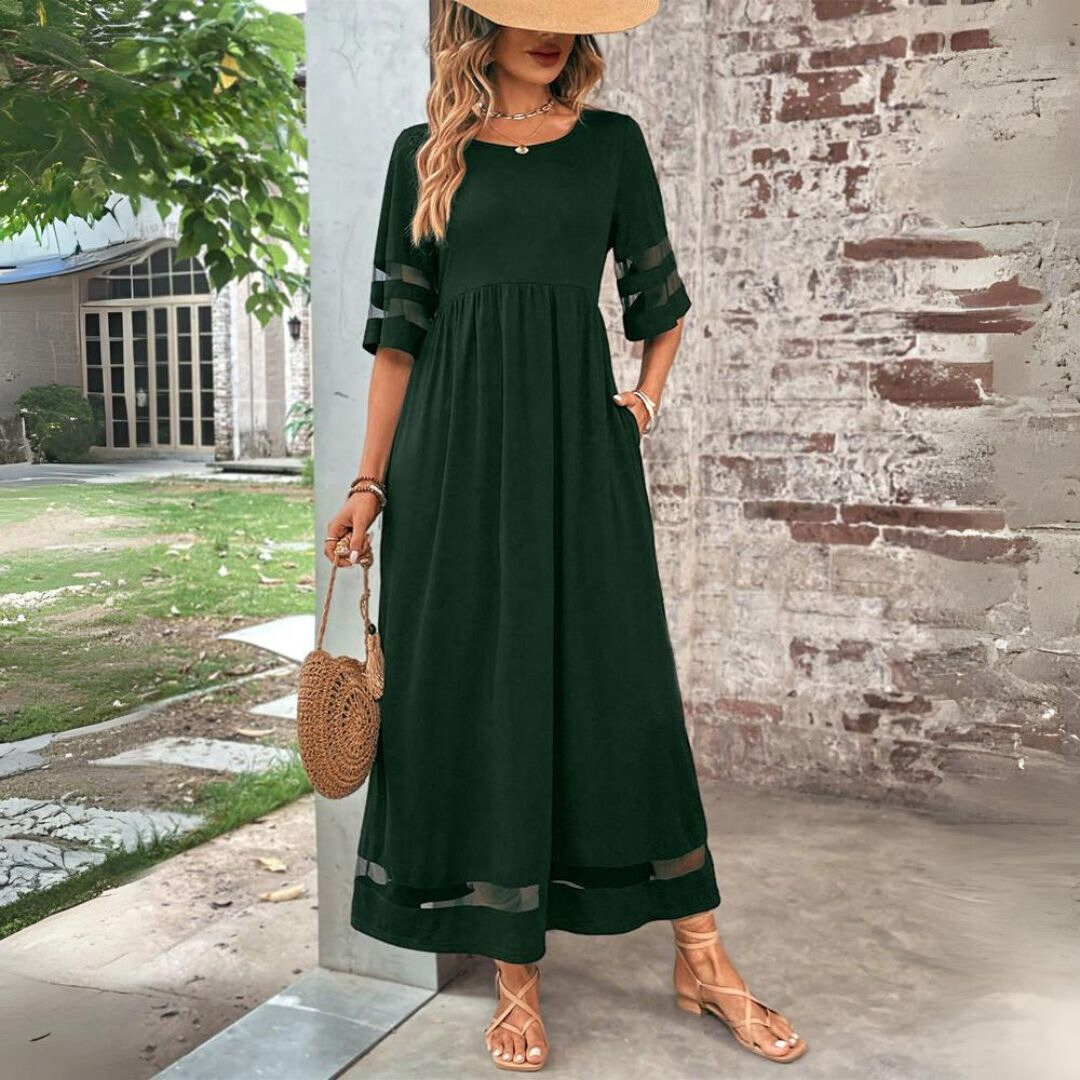 Colleen™ | Empire Waist Midi Dress