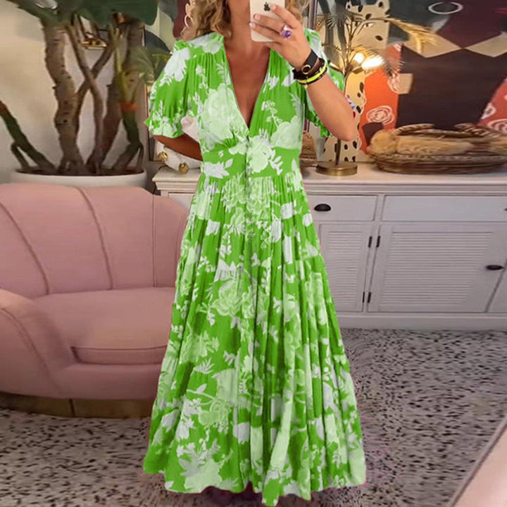 Dawn™ | Bold Floral Maxi Dress