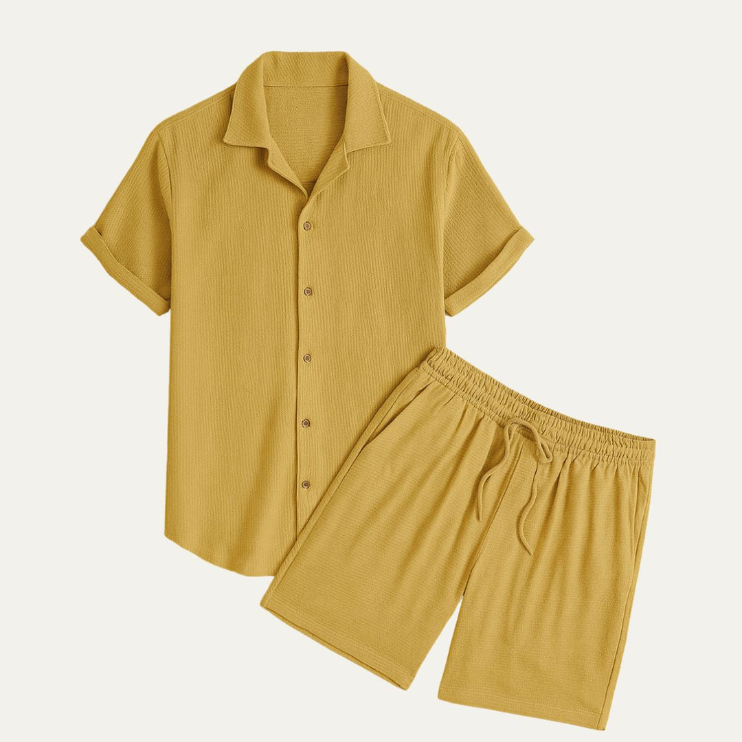 Michael Sydney men's summer set, front view