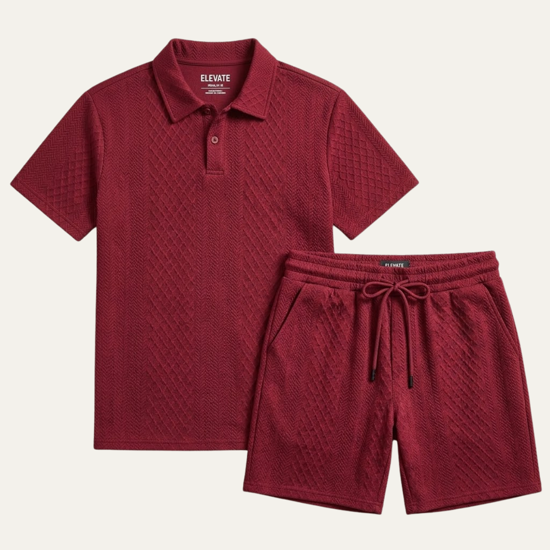 Michael Sydney men's summer set, front view