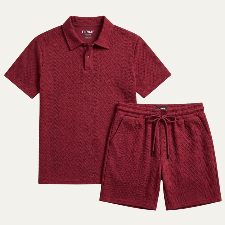 Michael Sydney men's summer set, front view