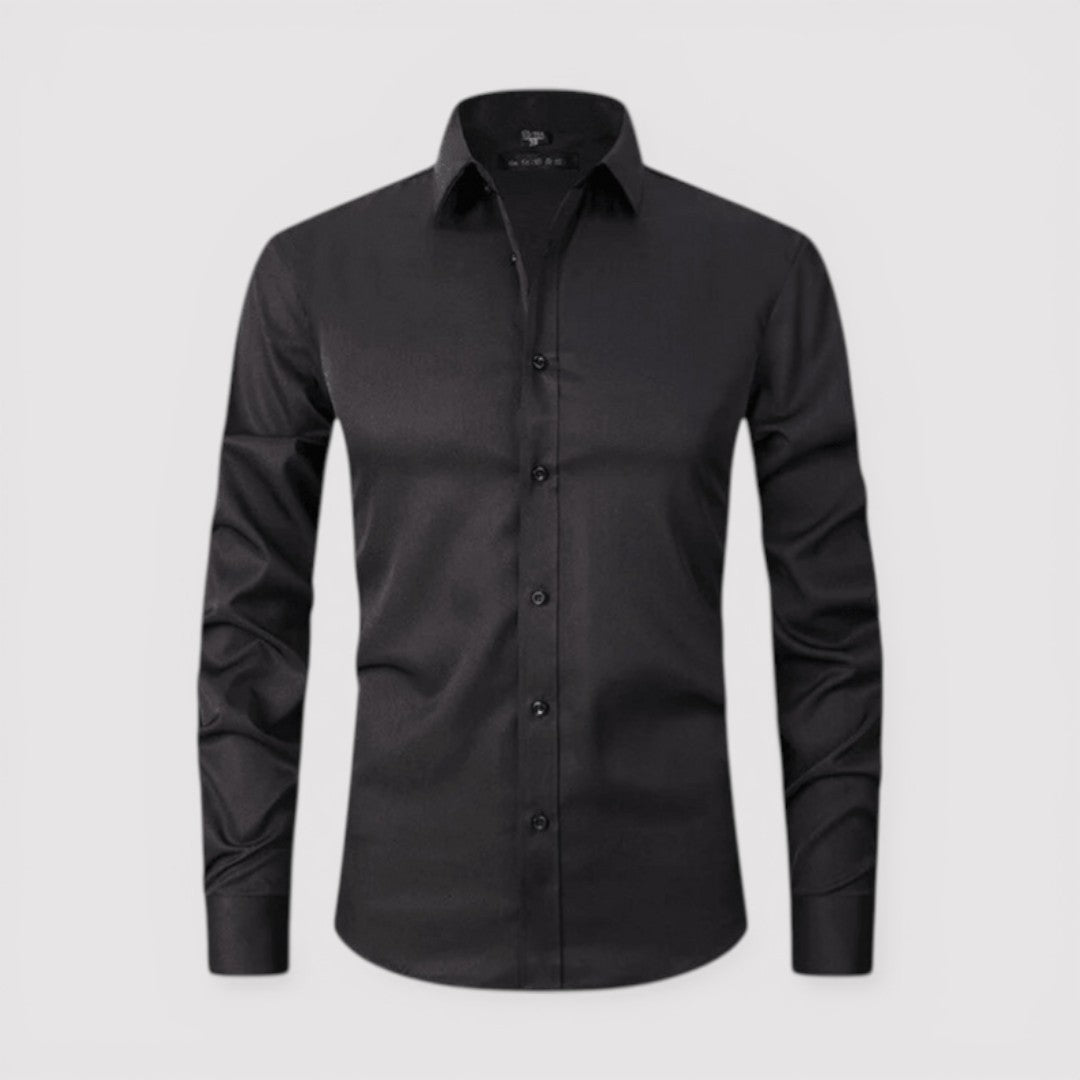 Michael Sydney men's classic collar shirt, front view