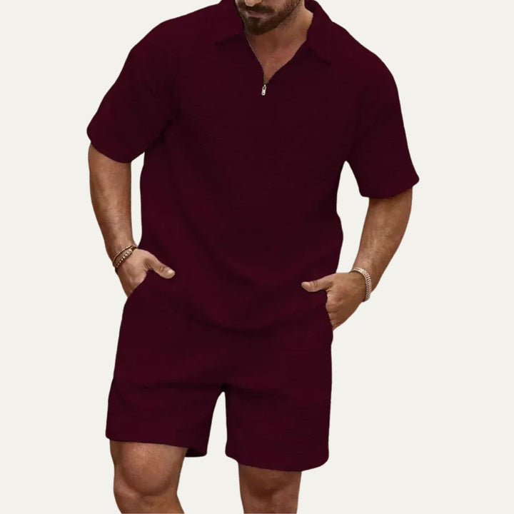 Michael Sydney men's summer set, front view