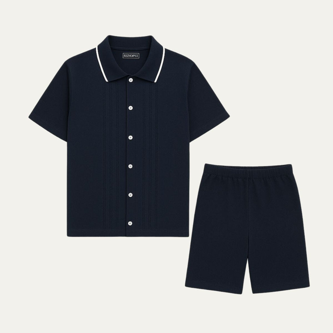 Michael Sydney men's summer set, front view