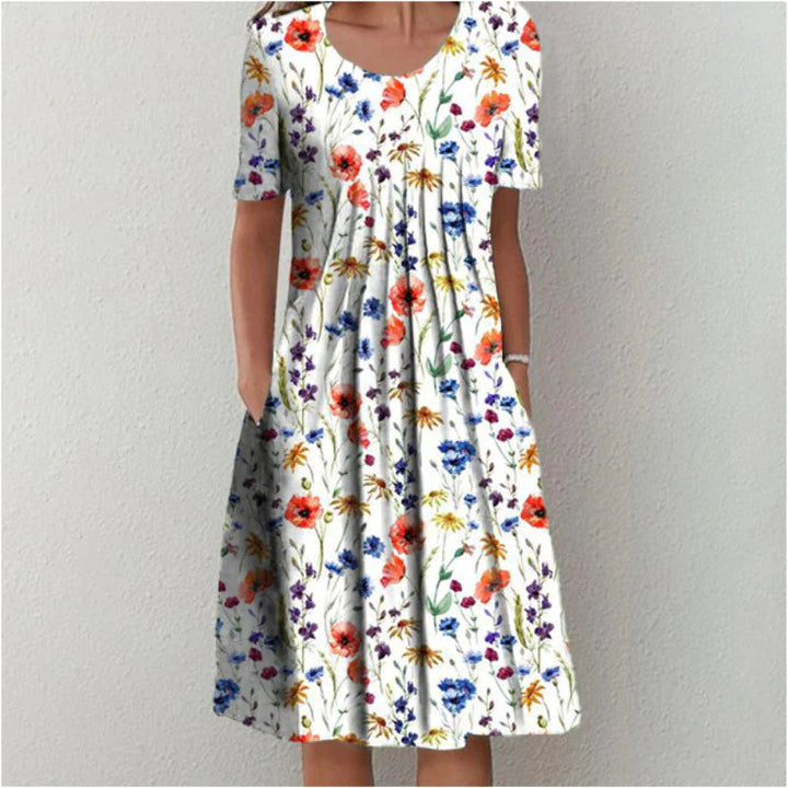 Kirra™ | Floral Midi Dress with Pockets