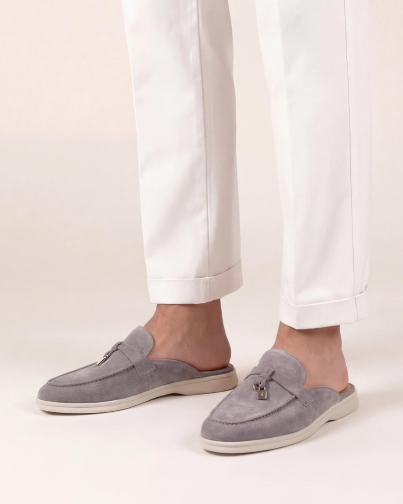 Michael Sydney men's mules Light Grey, front view