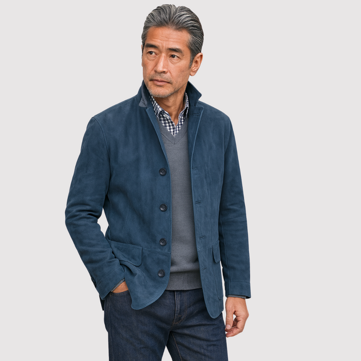 Michael Sydney men's Jacket with soft finish, front view