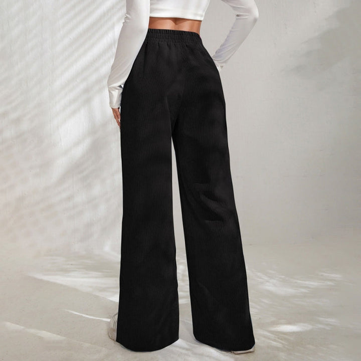 Yvette™ | Wide-Leg Ribbed Joggers