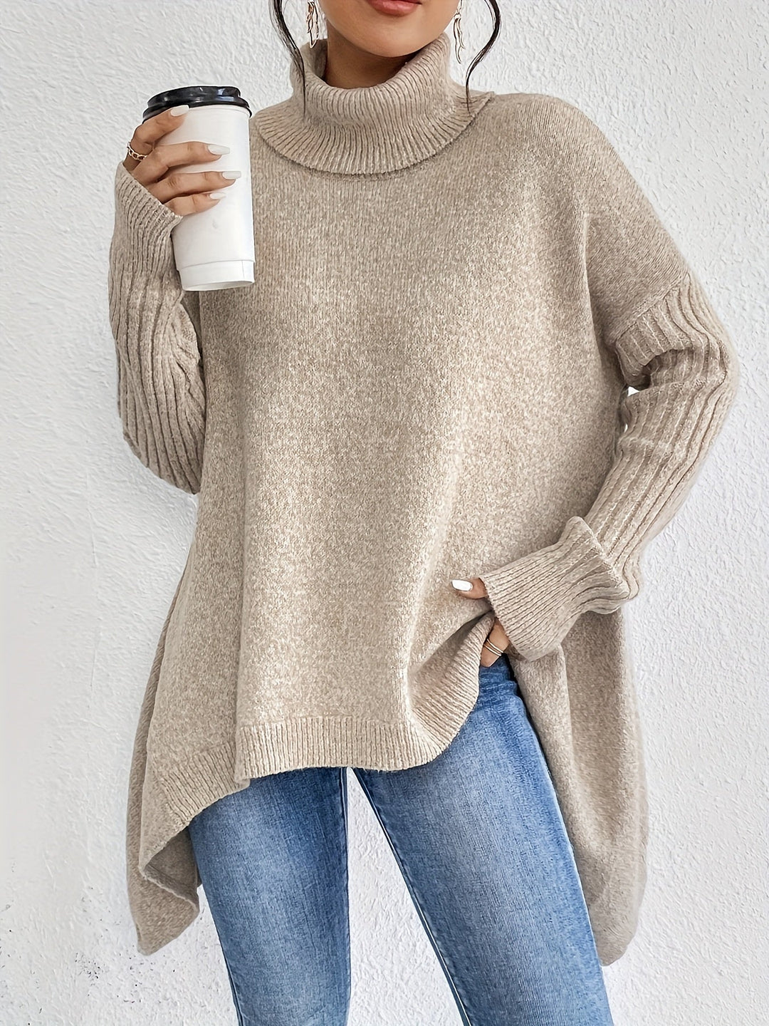 Shelley™ | Asymmetric Drape Jumper