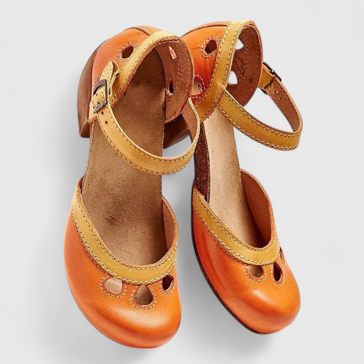 Leanne™ | Retro Block Heels