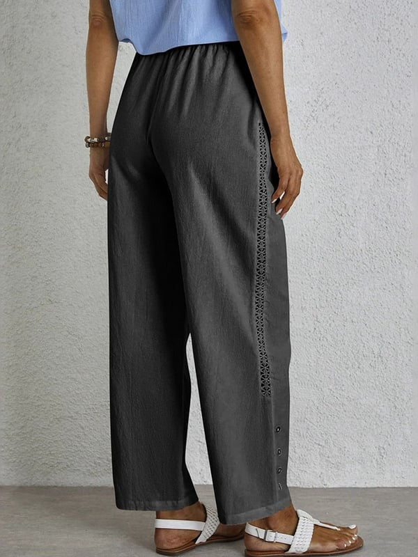Zoe™ | Relaxed Button Pants