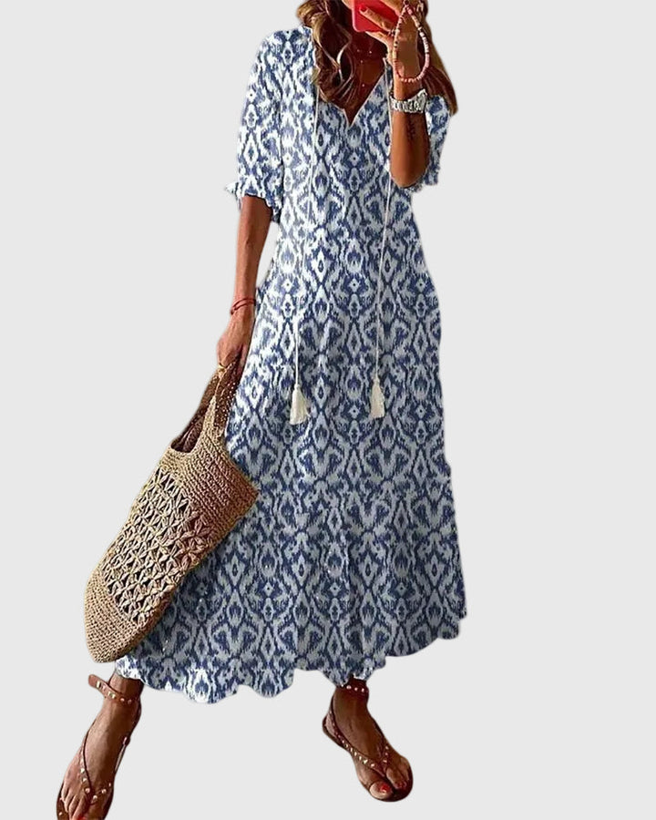 Heather™ | Vintage Boho Maxi Dress