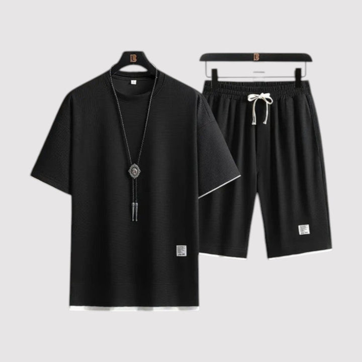 Michael Sydney men's t-shirt and shorts set, front view