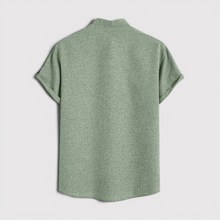 Michael Sydney men's lightweight collared shirt, front view
