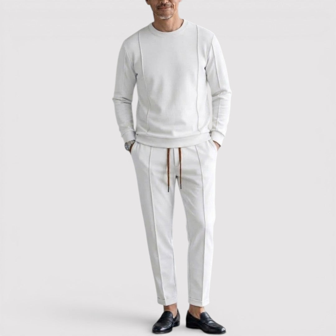 Michael Sydney men's sweatshirt and trackpants set, front view