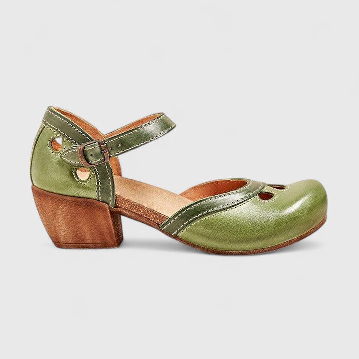 Leanne™ | Retro Block Heels