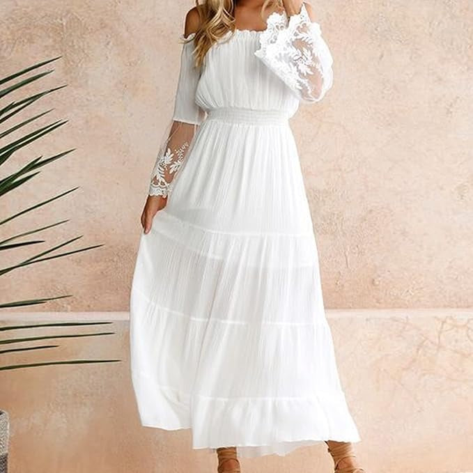 Jacinta™ | Off-Shoulder Maxi Dress