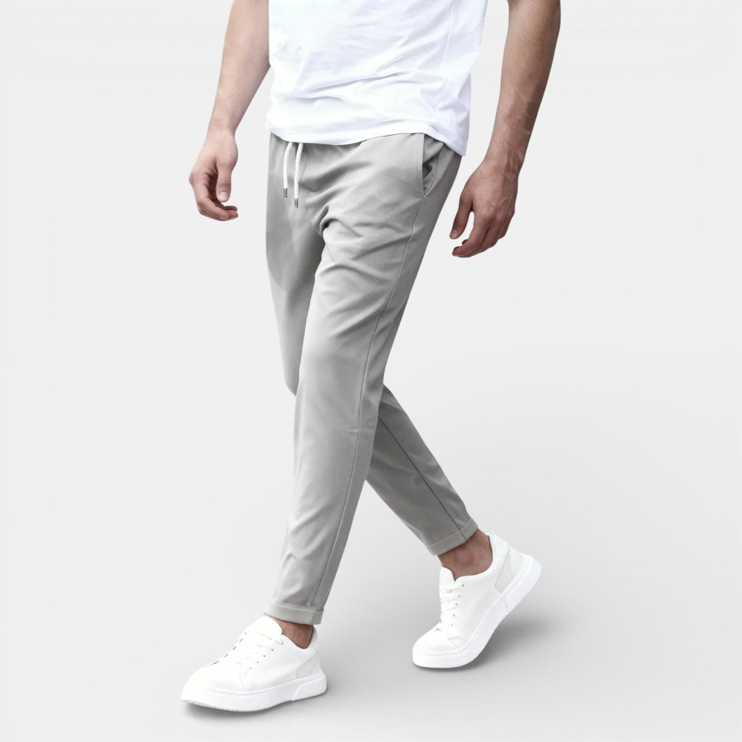 Michael Sydney men's drawstring pants, front view