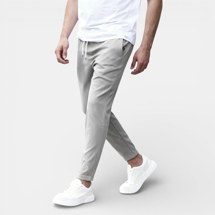 Michael Sydney men's drawstring pants, front view