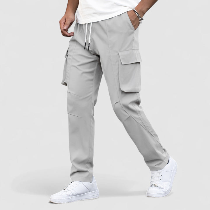 Michael Sydney men's waterproof stretch cargo pants, front view
