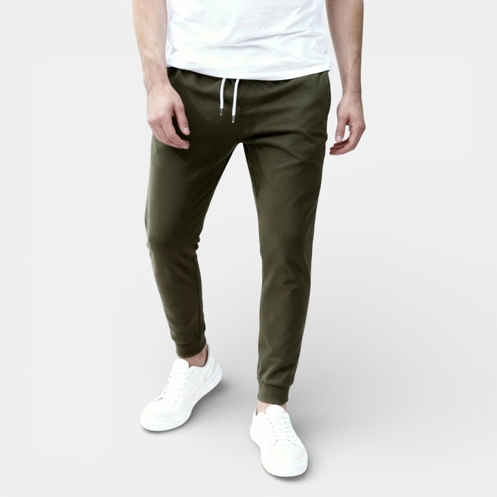 Michael Sydney men's drawstring pants, front view