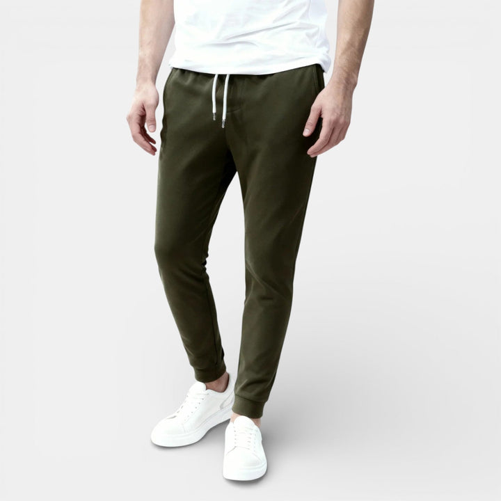 Michael Sydney men's drawstring pants, front view