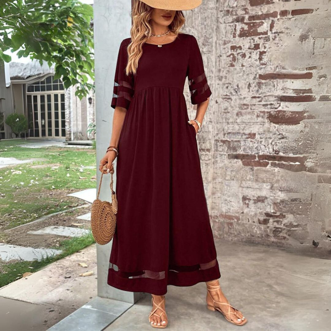 Colleen™ | Empire Waist Midi Dress