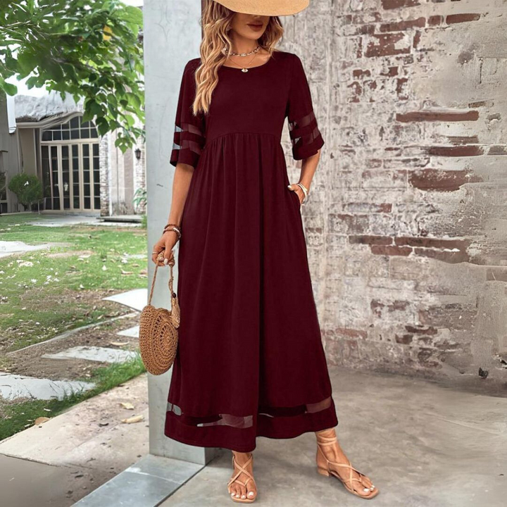 Colleen™ | Empire Waist Midi Dress