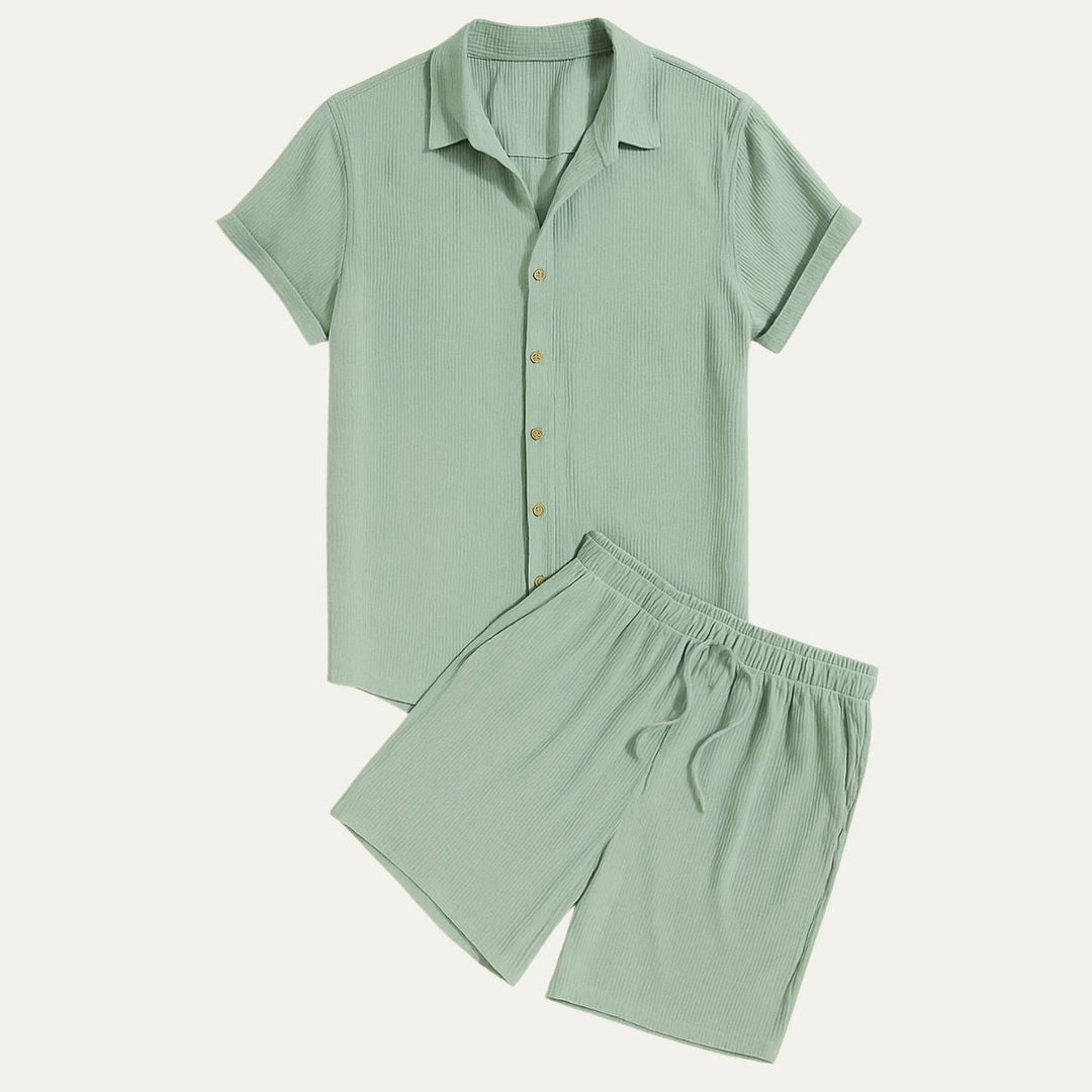 Michael Sydney men's summer set, front view