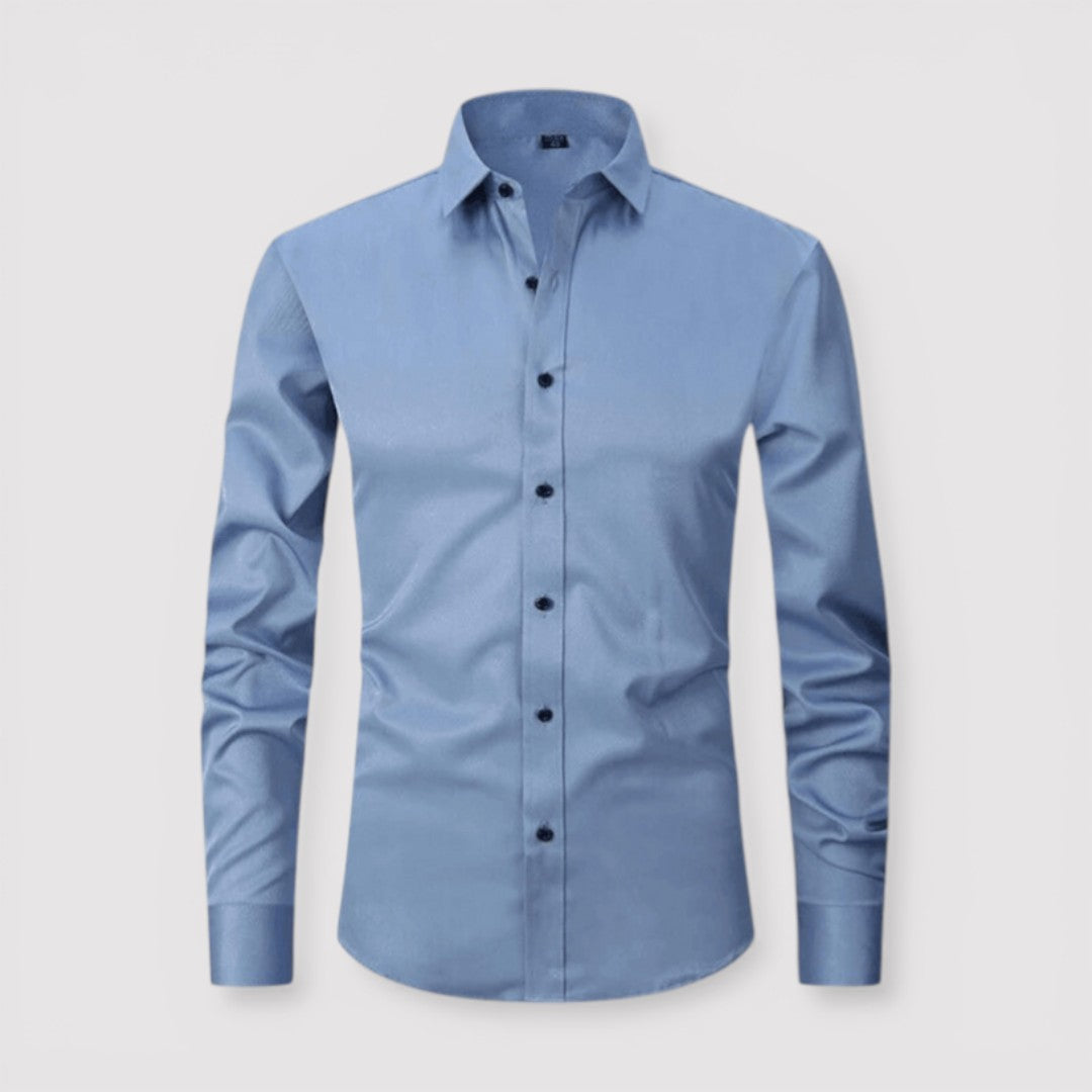 Michael Sydney men's classic collar shirt, front view