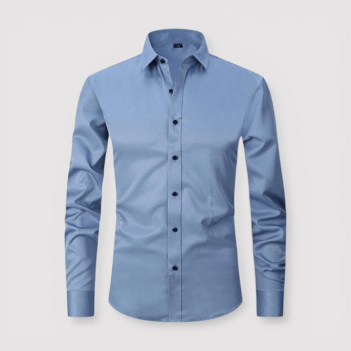 Michael Sydney men's classic collar shirt, front view