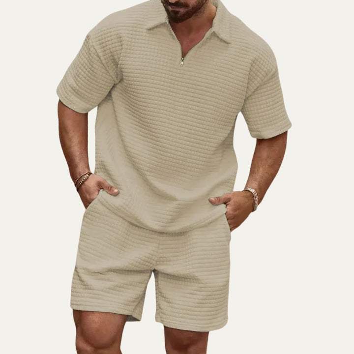 Michael Sydney men's summer set, front view