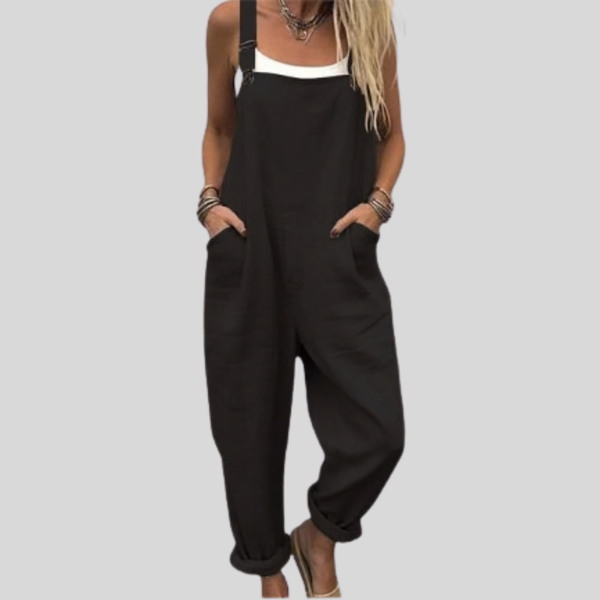 Grace™ | Classic Black Overalls